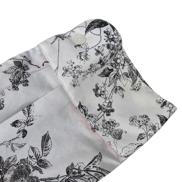 Foxcroft Wrinkle Free Fit Top Womens SZ 18W Floral Button Blouse Preppy Office - Picture 5 of 12